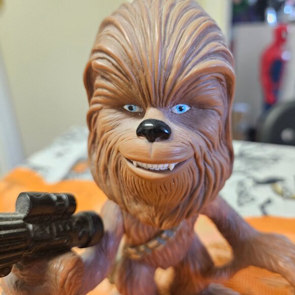 Star Wars Funko Chewbacca Bobblehead 2009 Wacky Wobblers Bobble Head - Picture 7 of 11